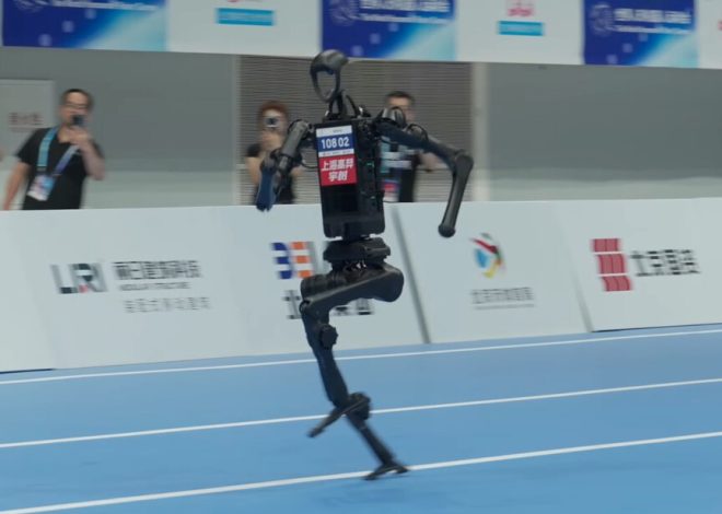 Ya hay robots corriendo los 1.500 metros a 13 kilómetros por hora. Es el resultado del músculo robótico de China